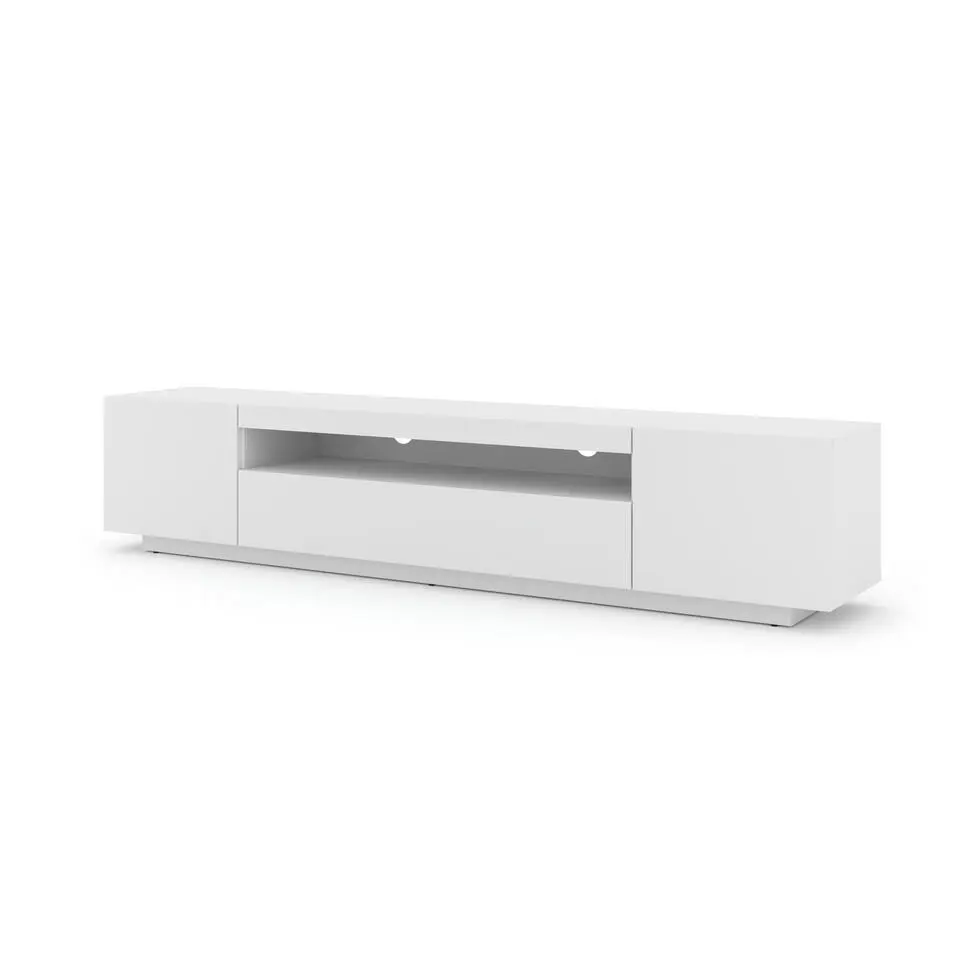 AURA TV-meubel 200 cm universeel mat wit