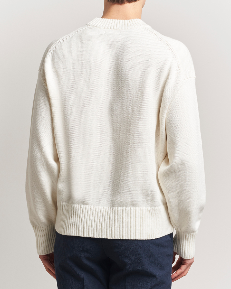 J.Lindeberg Eddy Cotton/Wool Crewneck White