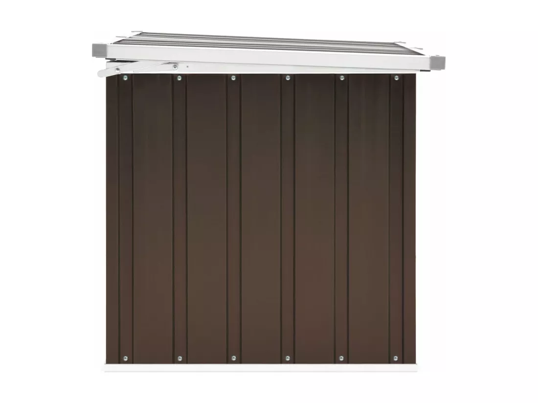 Boîte de rangement de jardin Marron 109x67x65 cm