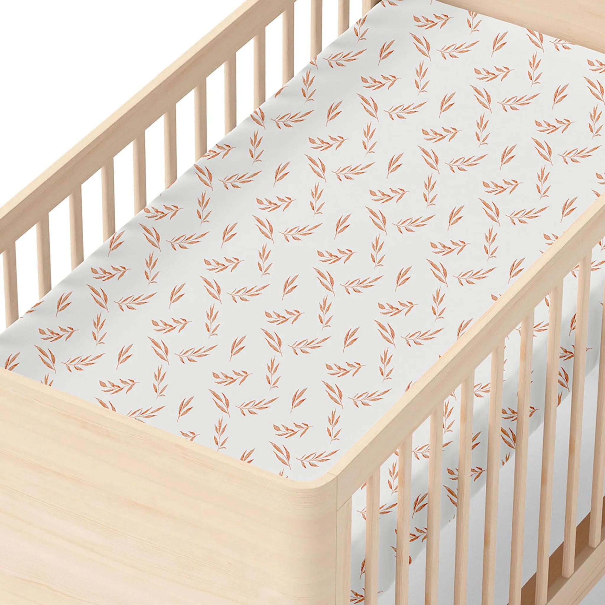 Origami Maison Drap Contour pour Lit de Bébé - Branches d'Oliver