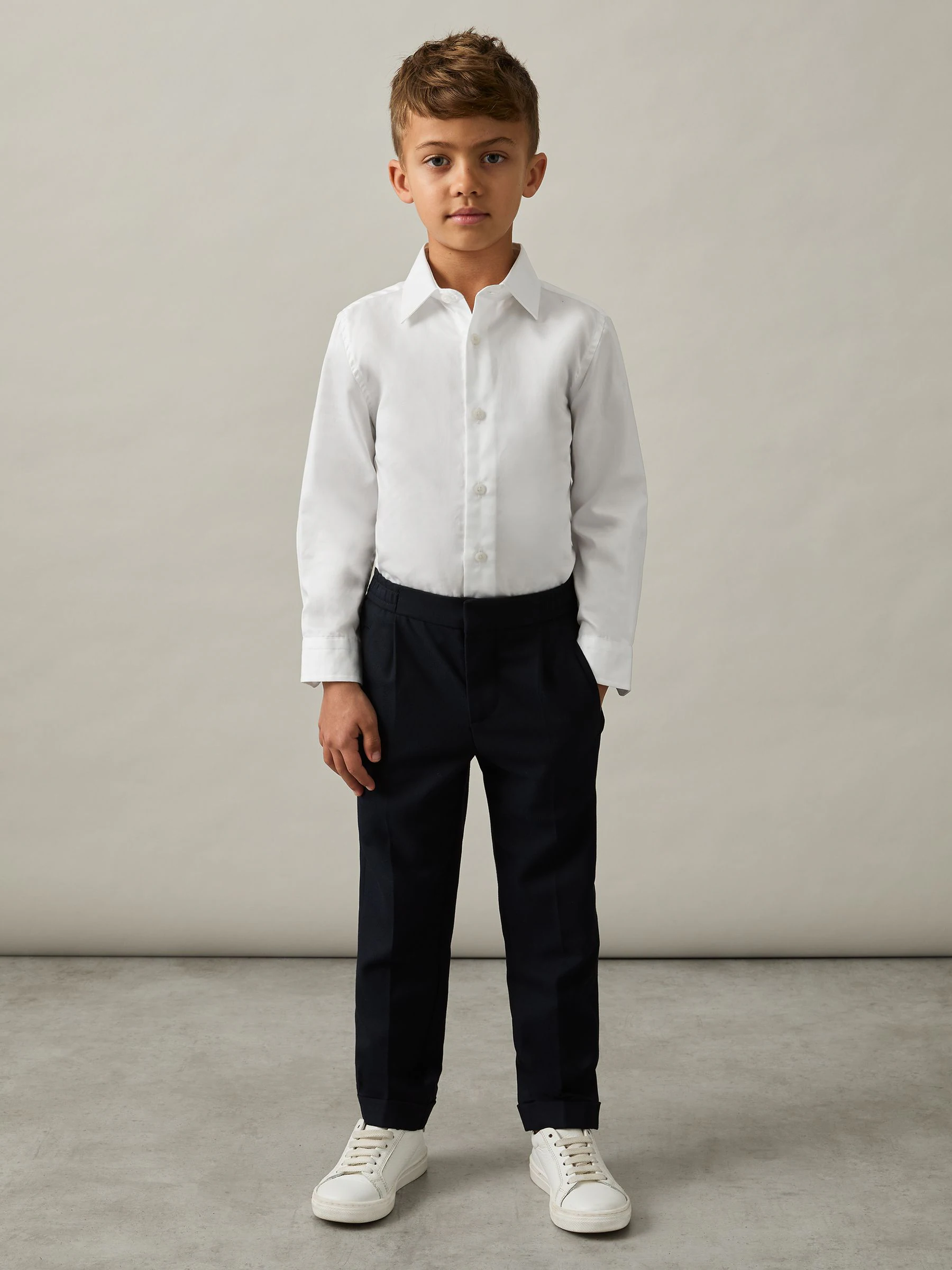 Wit - Reiss Remote Slim-Fit Cotton Shirt