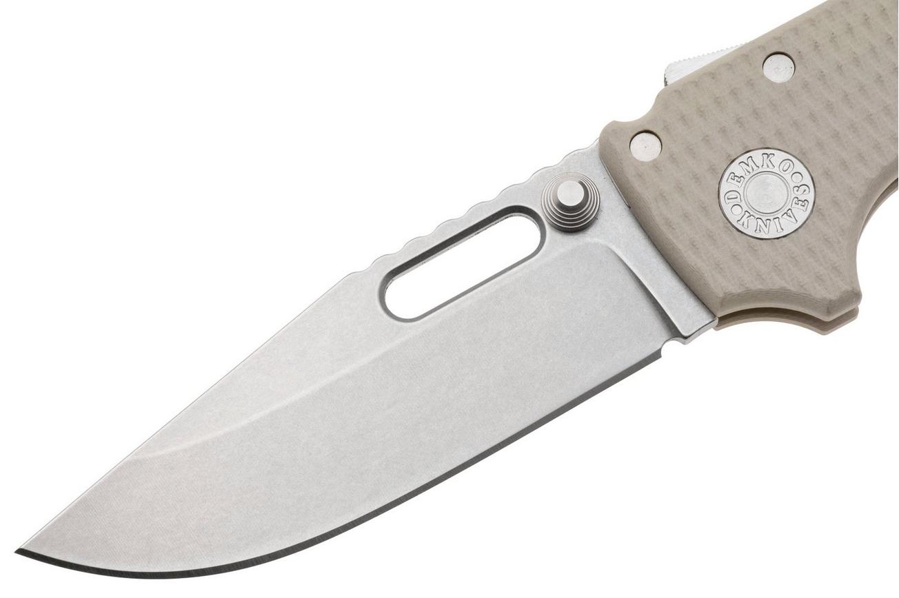 Demko Knives MG AD20S Shark-Lock, MagnaCut Clip Point MGAD20S-MAG-PT-G10 Tan G10, zakmes