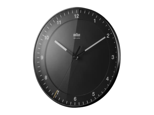 Braun BC 17 B-DCF radio wall clock black