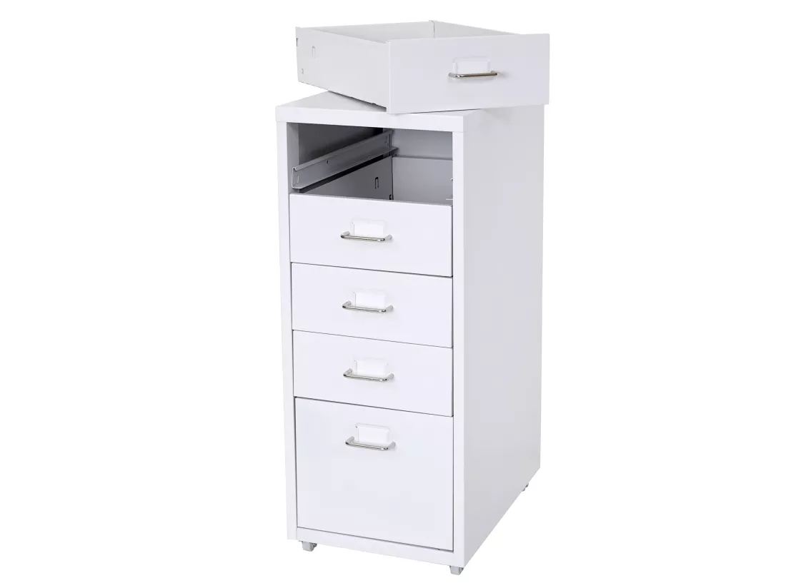 Caisson roulant Preston T851, blanc