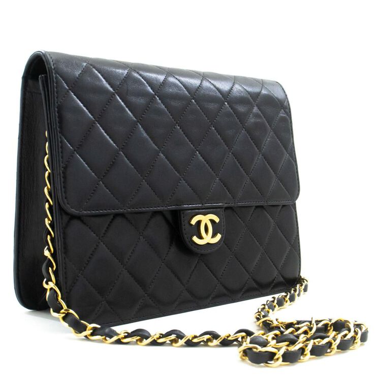 Chanel Vintage Chanel Flap Bag Black