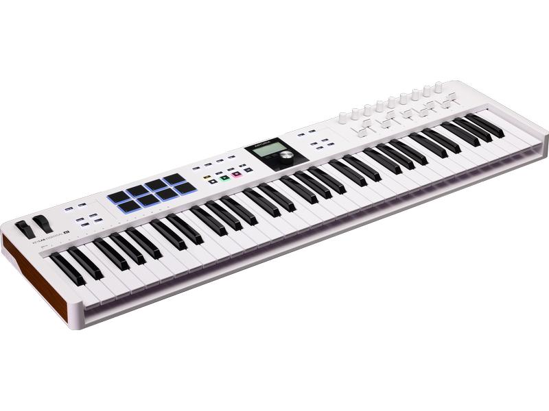 Arturia Keyboard Controller KeyLab Essential 61 – MK3 Standalone Keyboard-Controller mit hochwertiger Tastaturqualität und Software-Bundle
