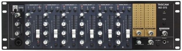 Tascam MZ-372 2-zone installatiemixer 3U