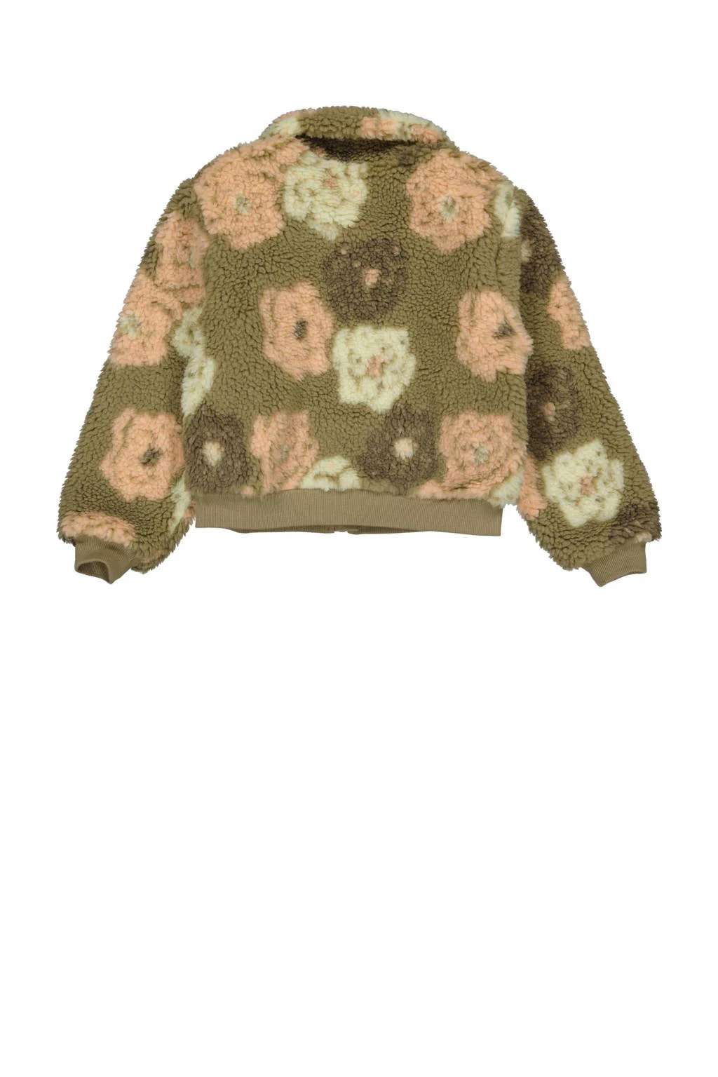 Quapi teddy teddy jas groen