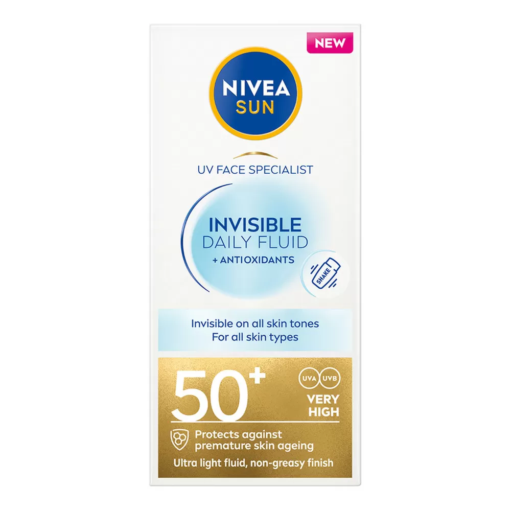 Nivea Sun UV Face Specialist Invisible Daily Fluid SPF50  - 40 ml.
