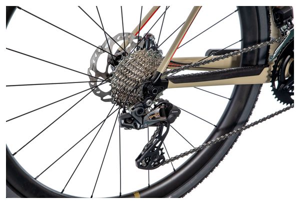 Vélo de Gravel Wilier Triestina Rave SLR Shimano GRX Di2 12V 700 mm Beige Sand Vert 2024