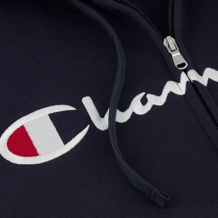 Champion Big Logo Fleece Full Zip Hoodie Heren