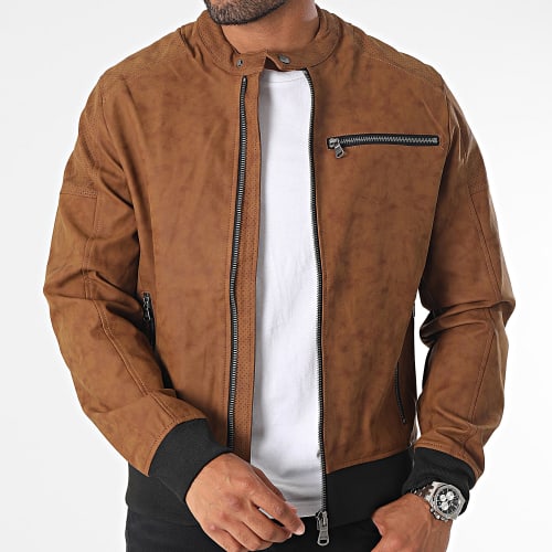 Veste Biker Virak Camel
