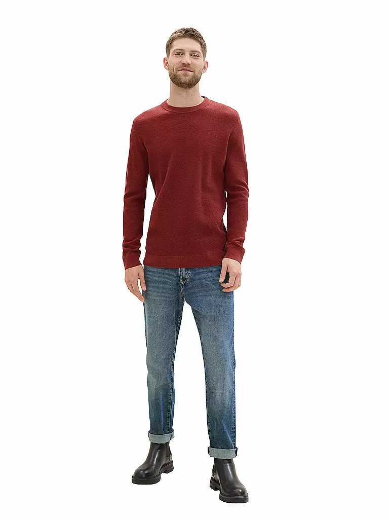 TOM TAILOR Pullover rot