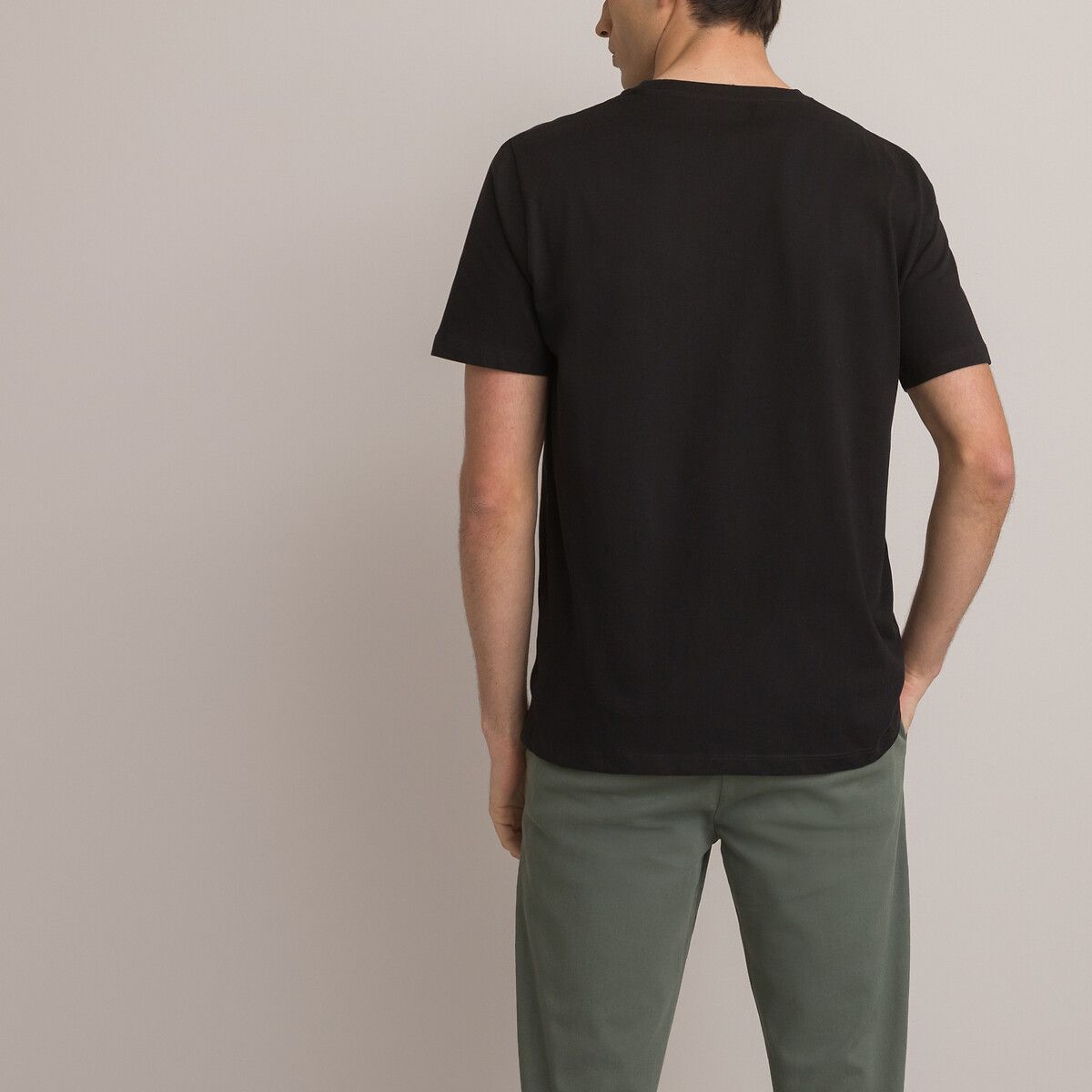 COLEÇÃO LA REDOUTE<br>Camiseta com gola redonda e mangas curtas