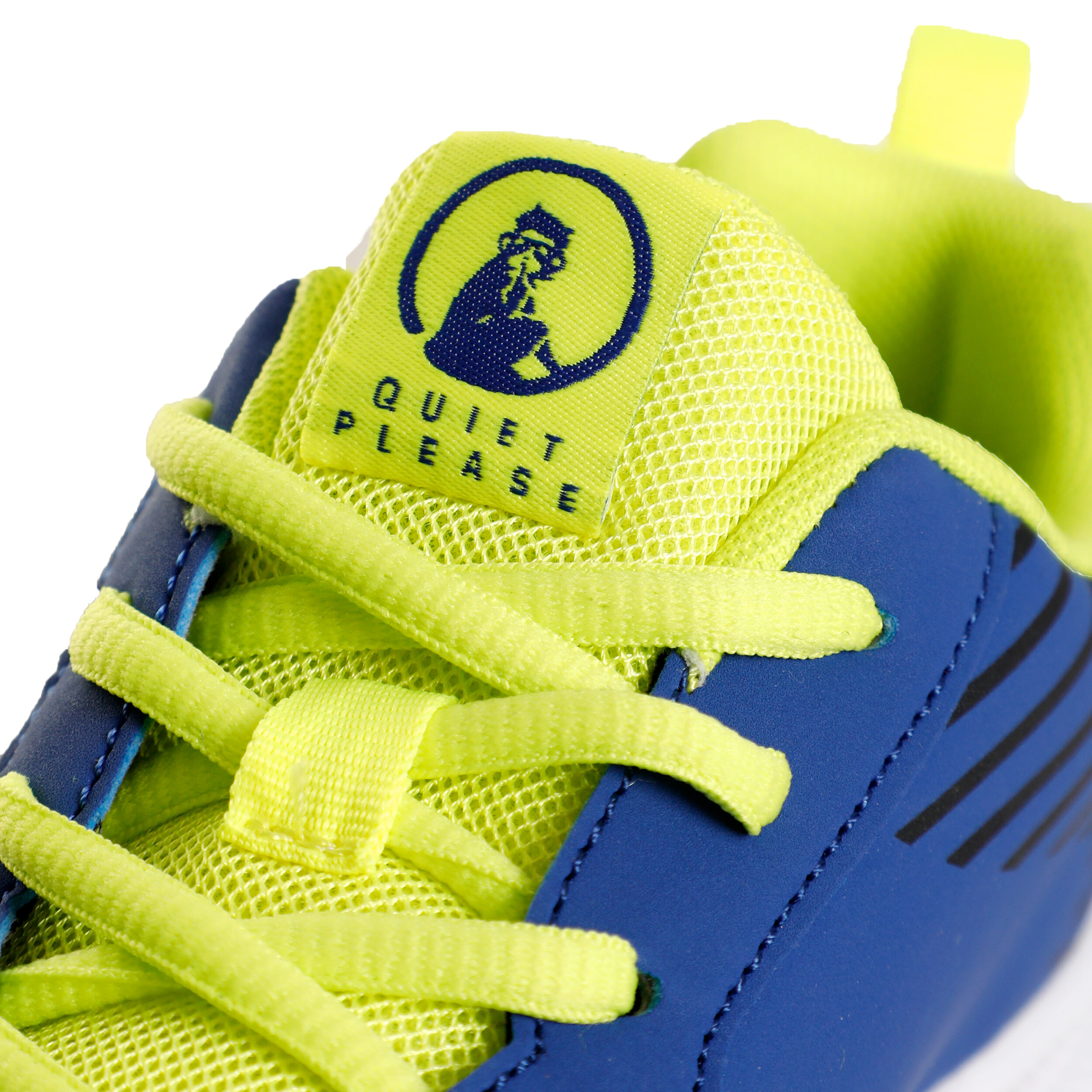 Quiet Please Courtstyler Lace Up Chaussures Toutes Surfaces Enfants - Bleu , Jaune