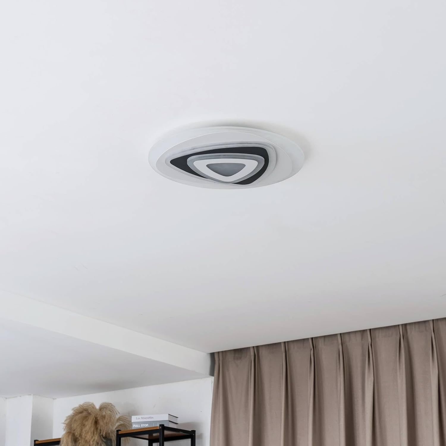 Lindby LED Deckenleuchte Rebeka dimmbar mit Leselampe (Modern) in Weiß aus Metall (1 flammig,) - Lampe Deckenlampe Wohnzimmerleuchte