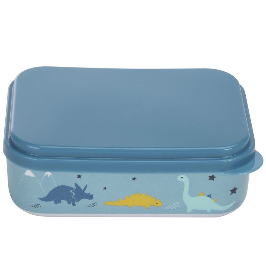 Lunchbox en mélaminé - Mes amis les dinos - Ecru