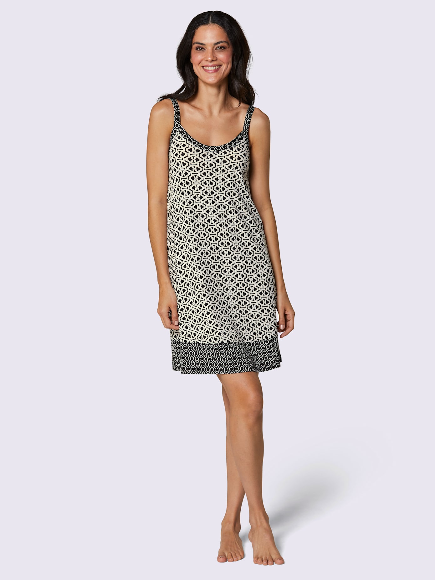 Chemise de nuit en modal jersey fin