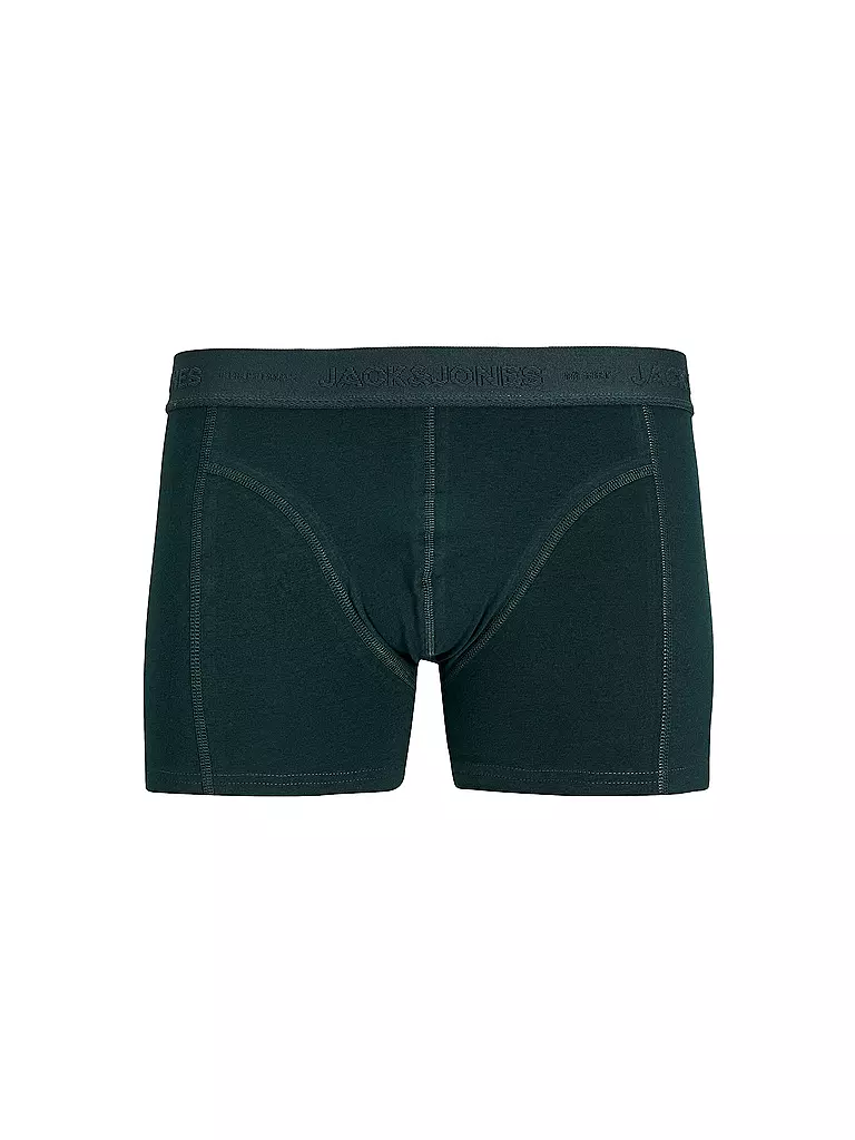 JACK & JONES Boxershorts JACXMAS 3er Pkg. scarab/rhubarb inkwell dunkelrot