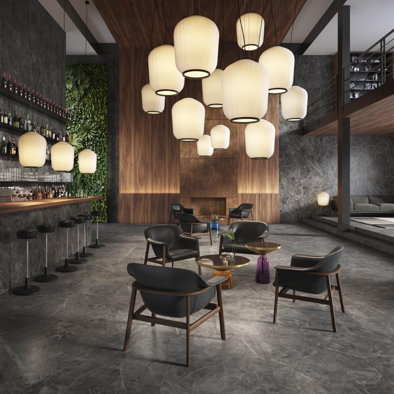 ClassiCon Plissée hanglamp zwart