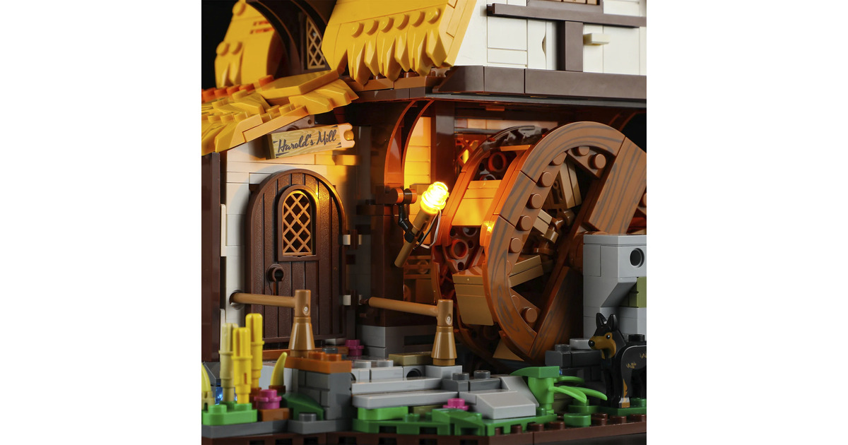 LumibricksMiddle Ages - Medieval Water Mill Constructiespeelgoed  (F9061)
