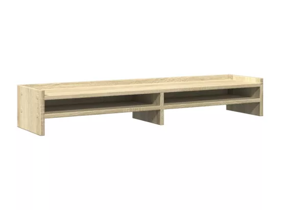 Support de moniteur chêne sonoma 100x24x16 cm bois d'ingénierie