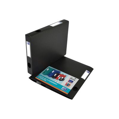 Oxford Memphis - Boîte de classement plastique - dos 40 mm - noir