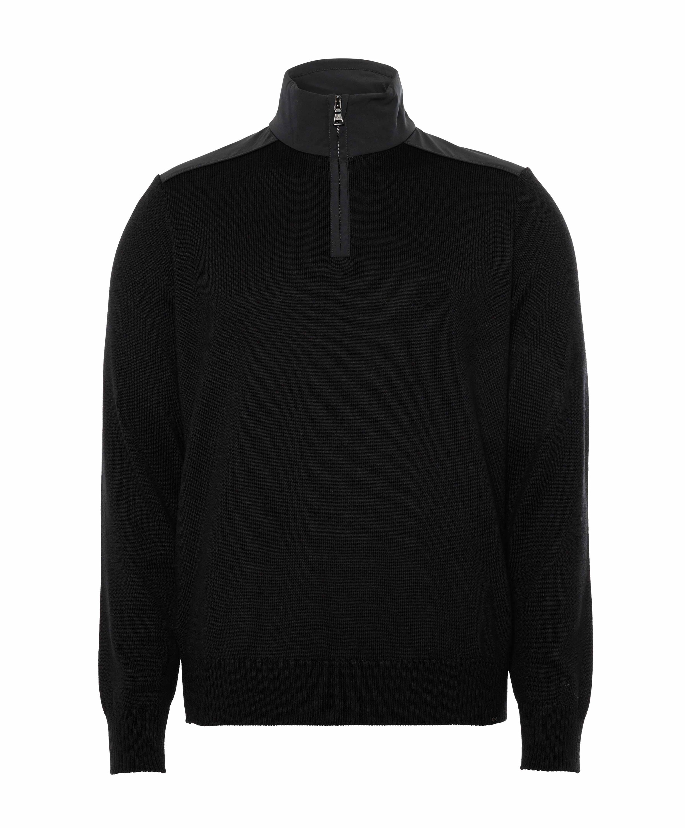 Paul & Shark Heren trui met rits zwart