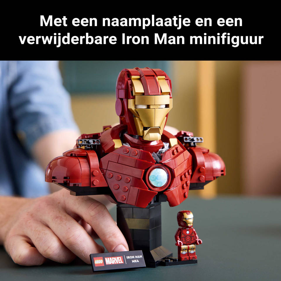 LEGO Marvel Iron Man MK4 buste 76327