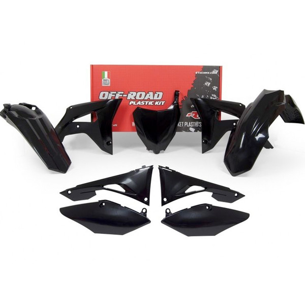 RTECHMX - Kit plastique Honda CRF (2017-2018) - RKITCRFNR0599 Noir