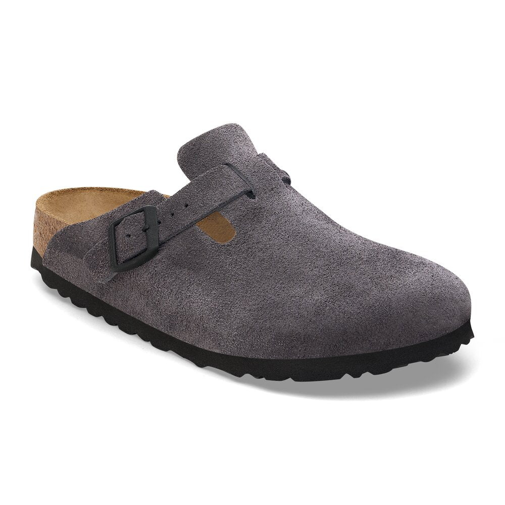 Birkenstock  Boston Clogs - Velvet Grey