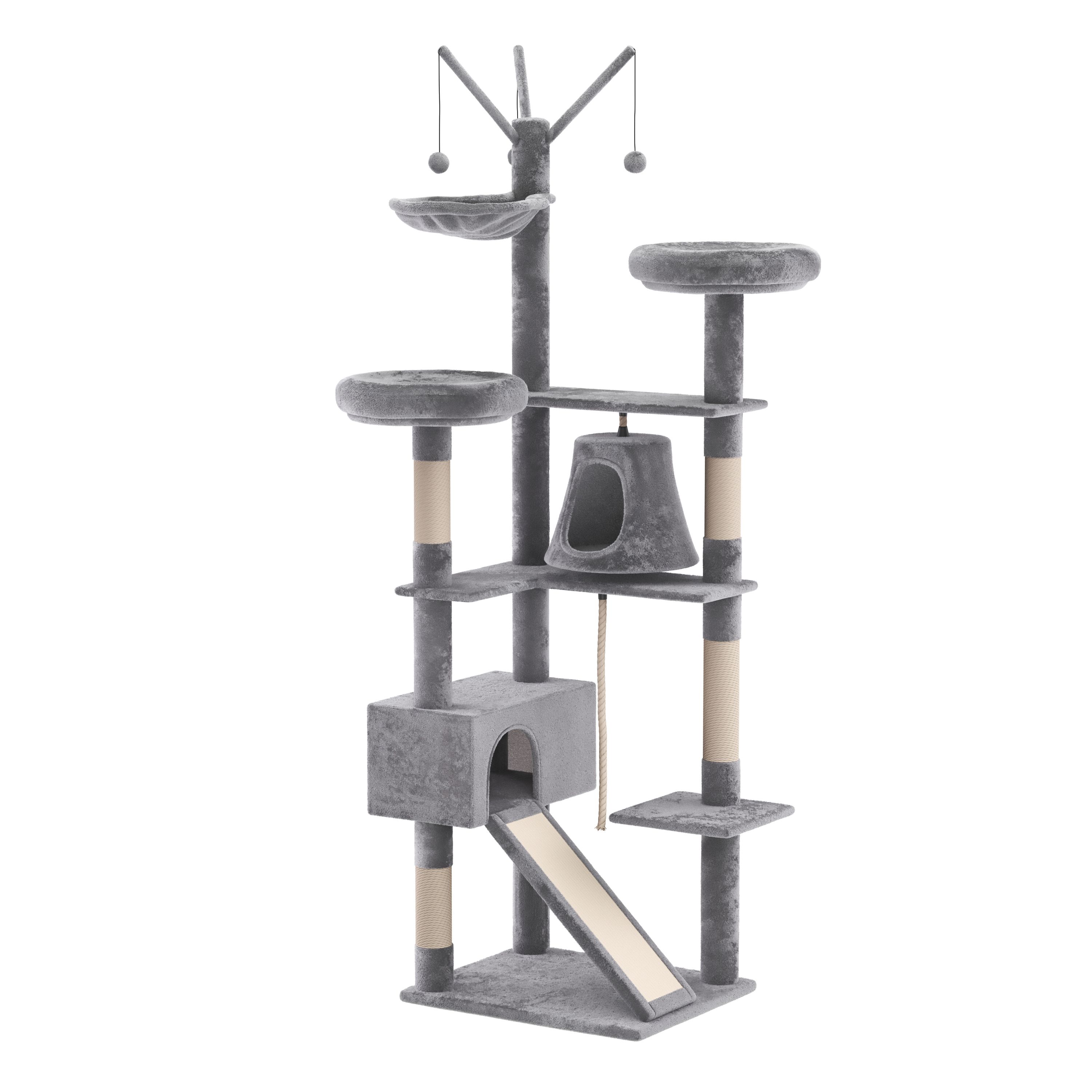 Katzenbaum DANA 190 cm grau