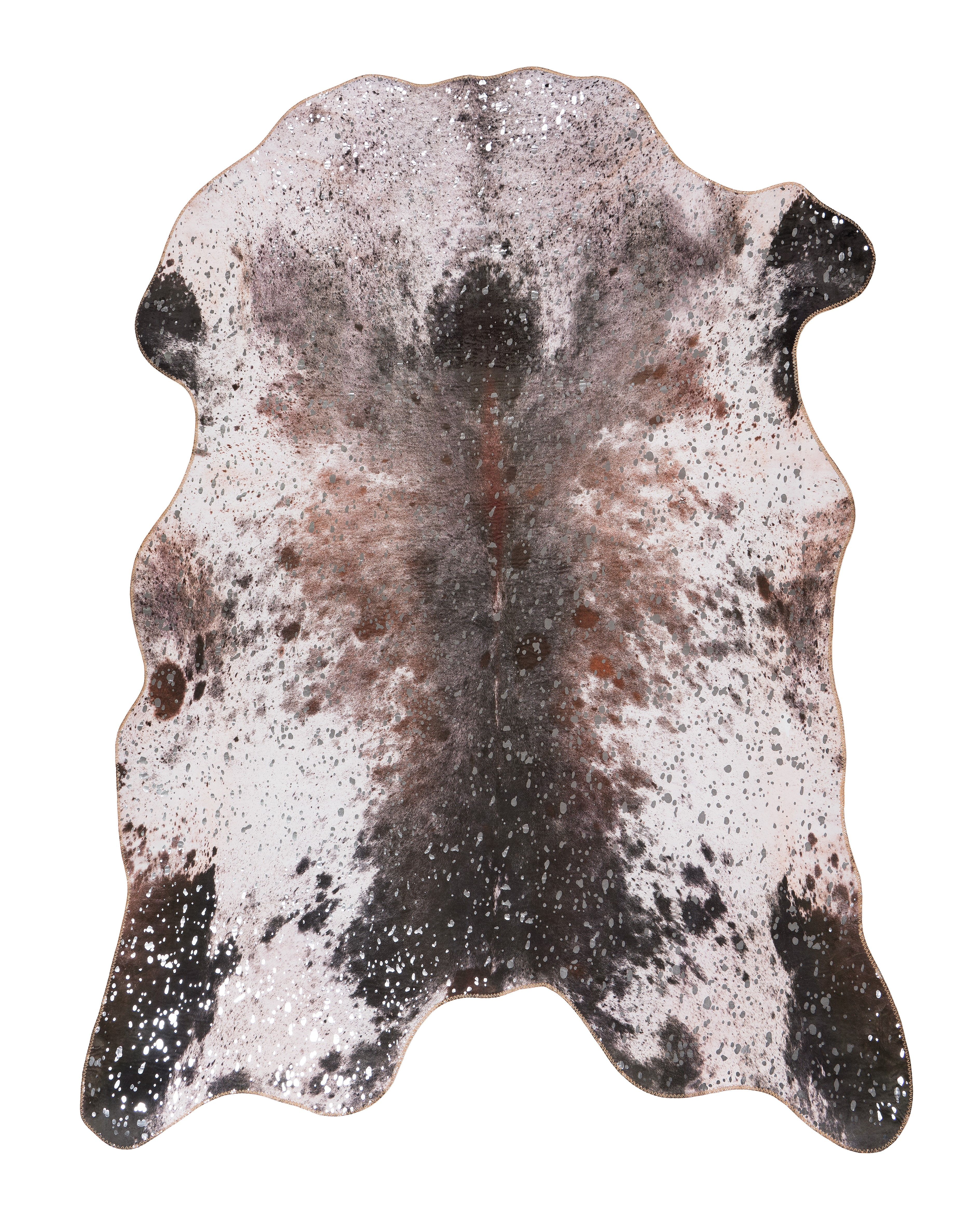Vloerkleed 525 zilver-zwart-bruin Western