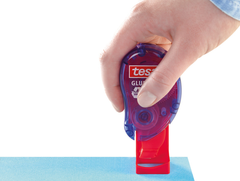 Klebestempel ecoLogo Spender Lösungsmittelfreie DIY Bastel Klebepads für Papier und Karton (59099-00000)