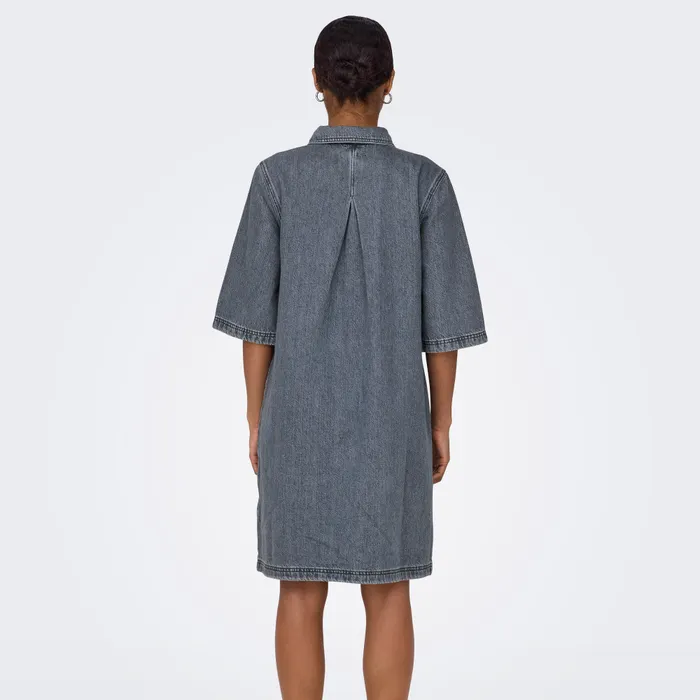 Only Gry Denim Jurk Dames