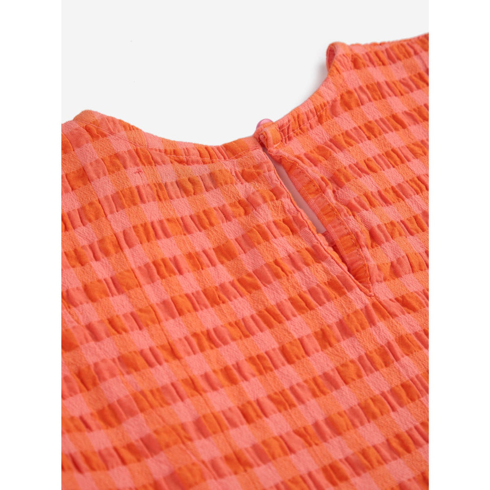 Køb Bobo Choses Fuchsia Vichy Woven Kjole
