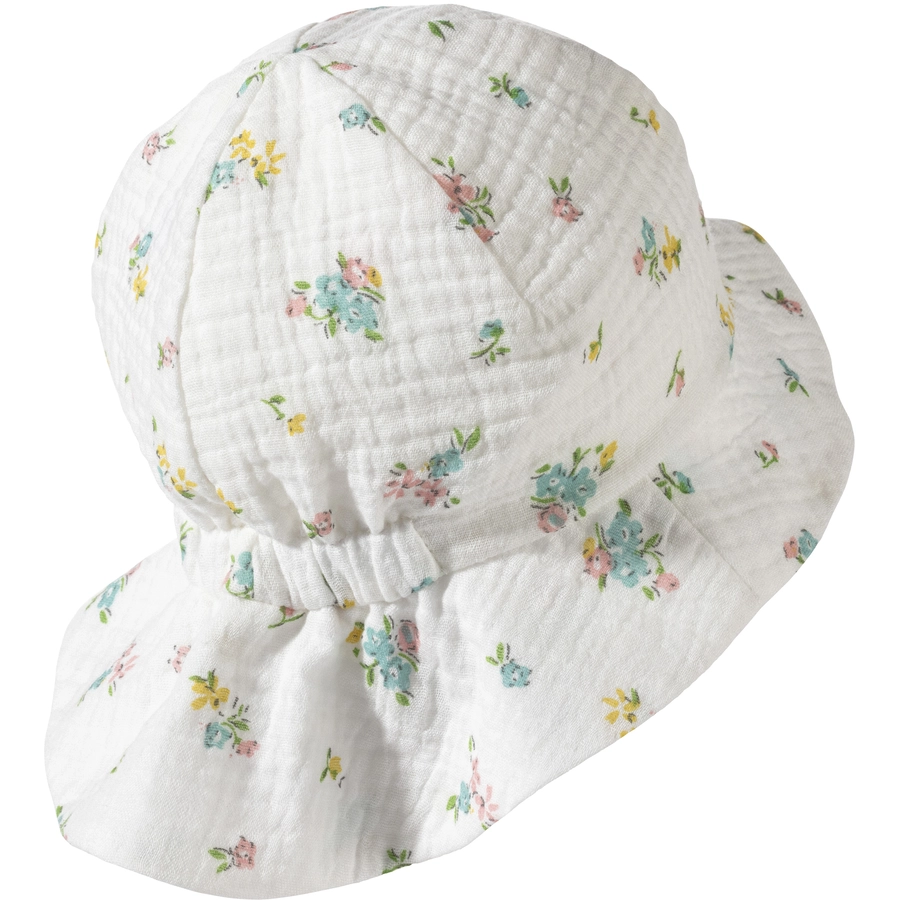 Sterntaler Sonnenhut Blümchen ecru