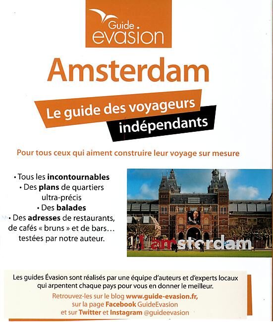 HACHETTE - EVASION EN VILLE AMSTERDAM