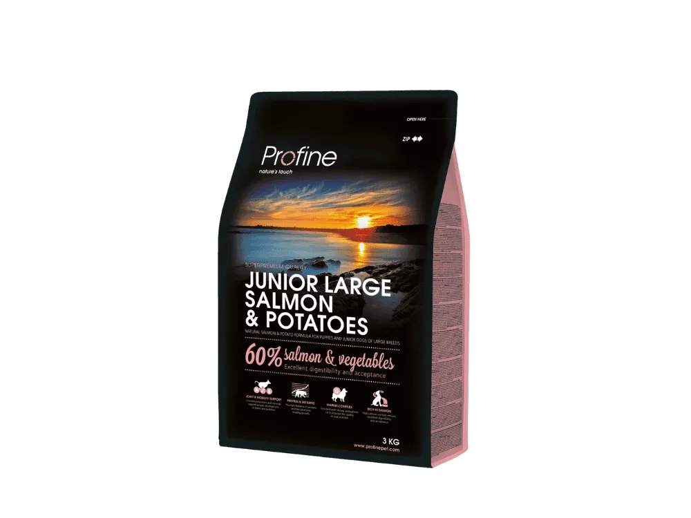Profine Junior Large Salmon & Potatoes - 3 Kg Prøvepose