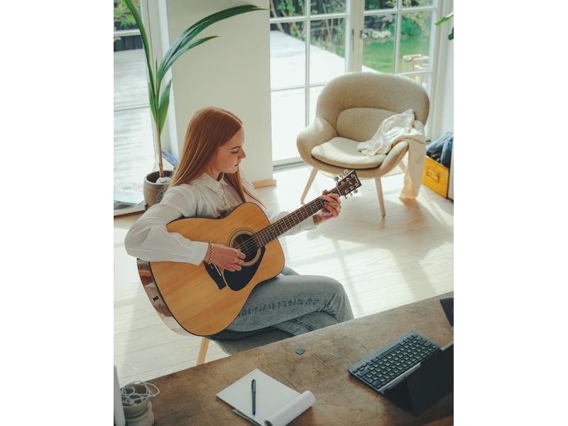Yamaha Westerngitarre F310P – Natur Akustikgitarrenset