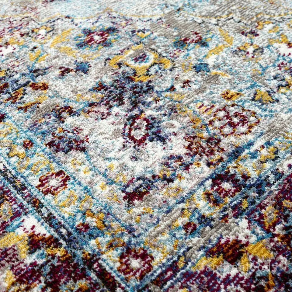Picasso Keshan Vintage Vloerkleed Multi / Beige Laagpolig - 300x400 CM