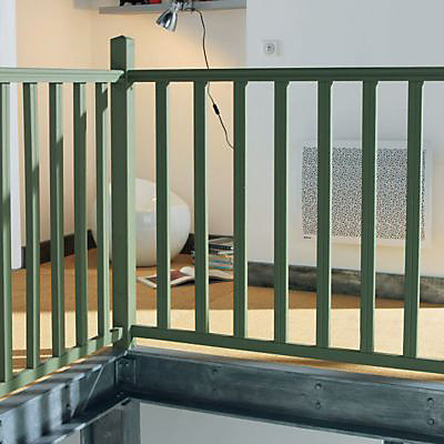 Kit balustrade bois City à plat Kordo 200cm