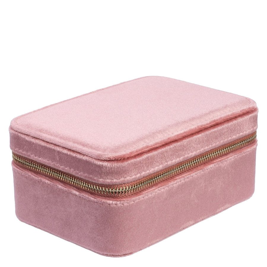 DARK Velvet Jewellery Box Sparkled Rose