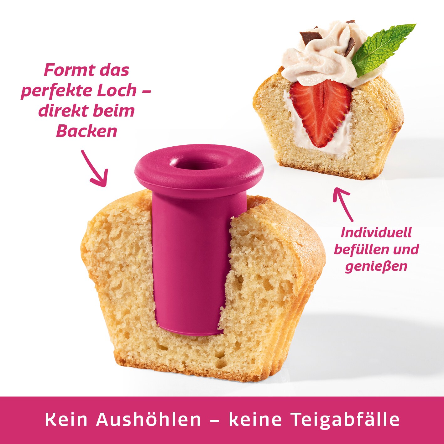 CuCap Silikon-Backförmchen 6er-Set