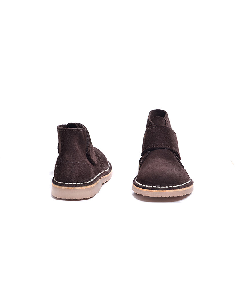 Safari Kids Velcro Boots Brown
