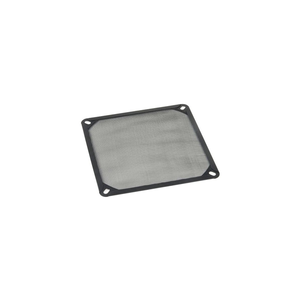 AKASA viftefilter av aluminium, 140x140mm, svart