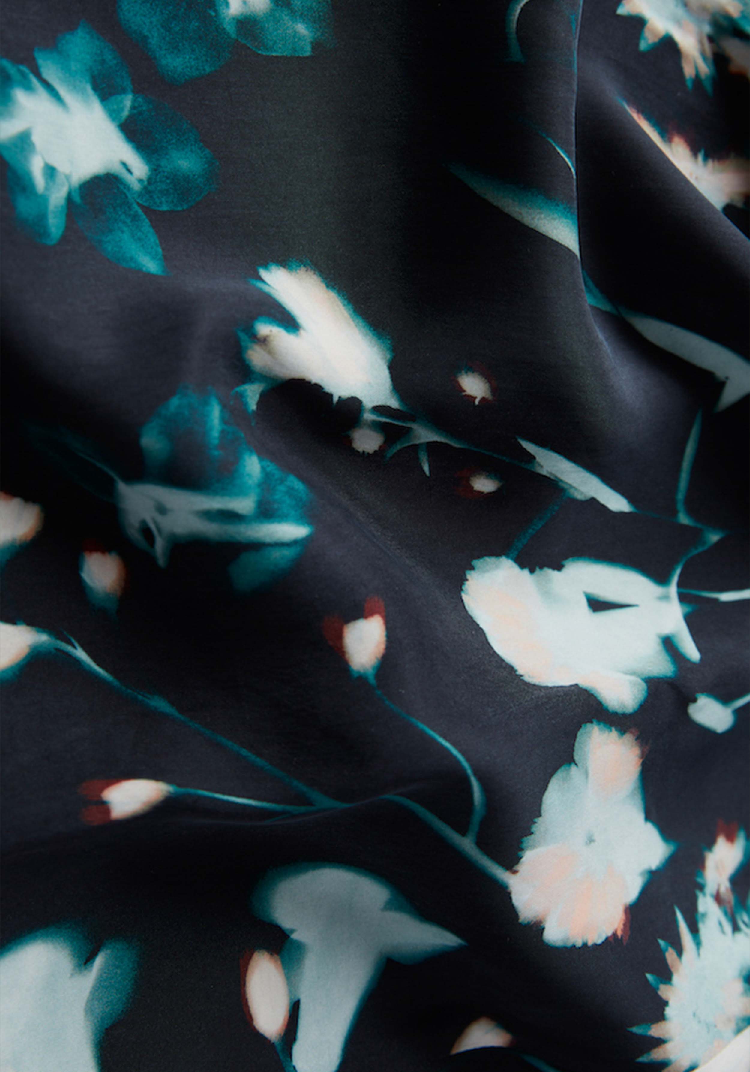 Givn Berlin Hose GBMarla Black/Dark Teal (Flowers)