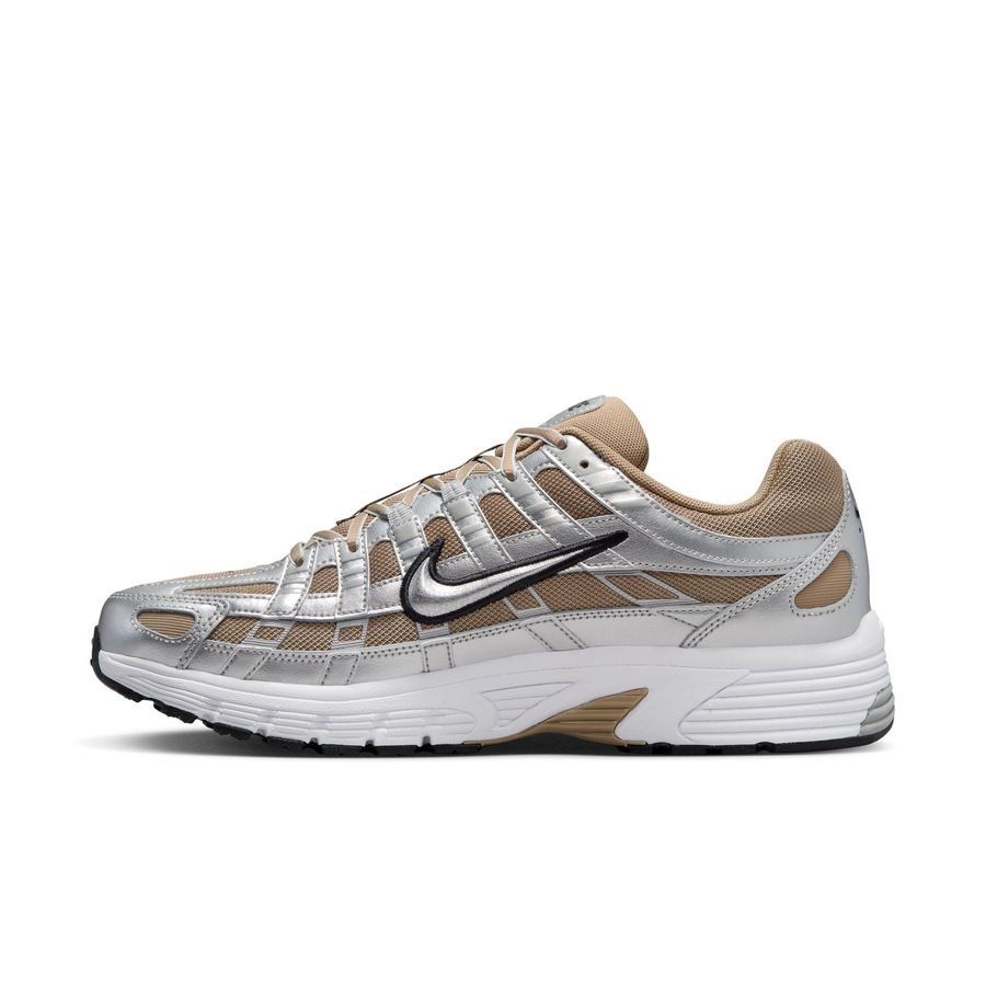 Nike Chaussures P-6000 - Kaki/Argenté/Metallic Platinum Femme