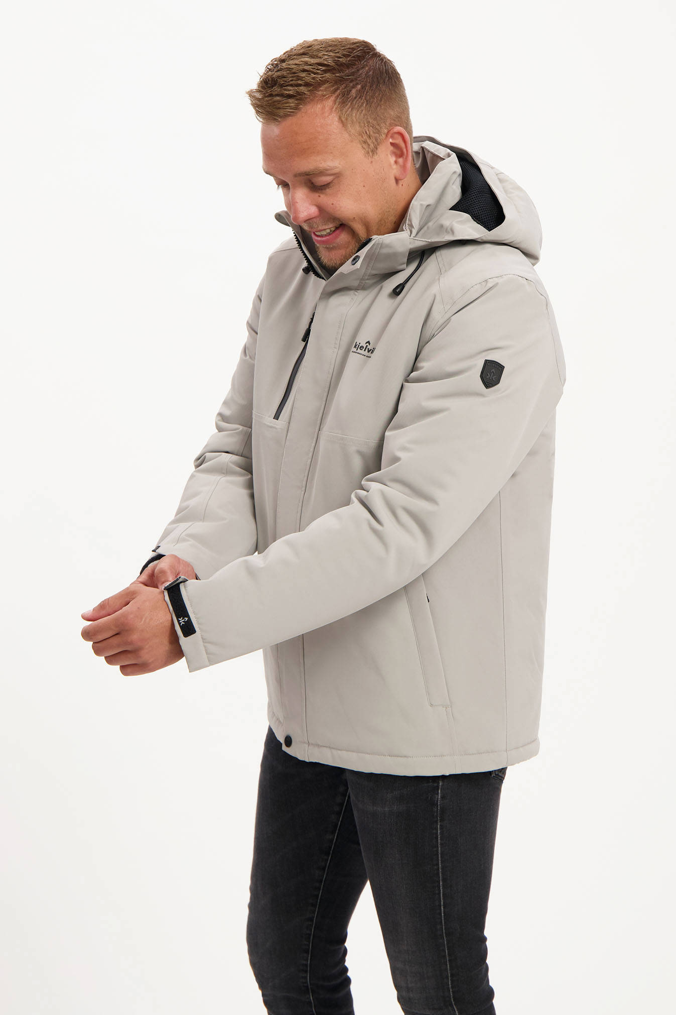 Kjelvik outdoor jas Iben beige