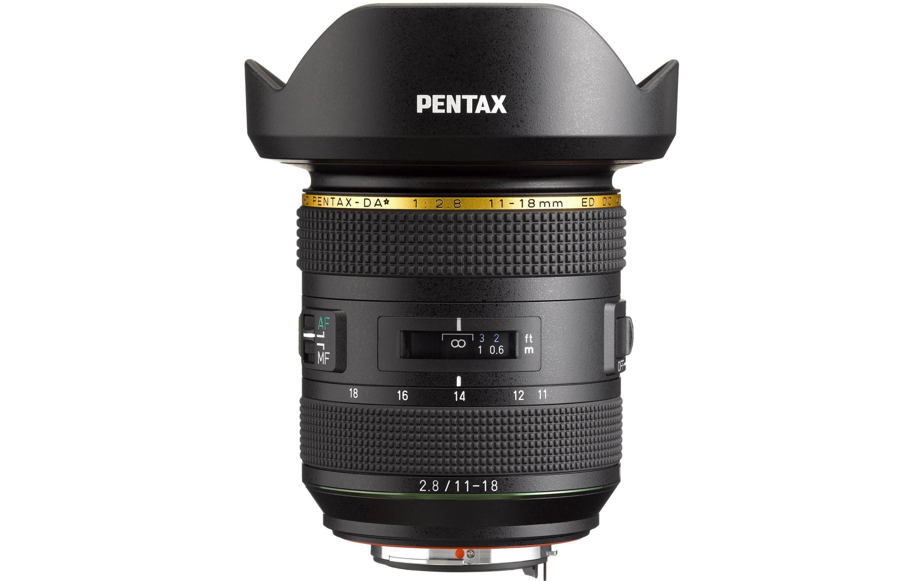 Zoomobjektiv DA* 11-18mm F/2.8 ED DC AW Pentax K<br>Ultraweitwinkel-Zoom-Objektiv für APS-C-Kameras